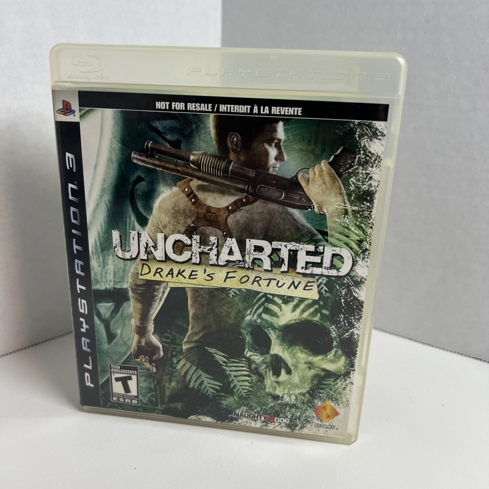 Uncharted Drake's Fortune Sony PlayStation 3 PS3 2007 Action Adventure Game